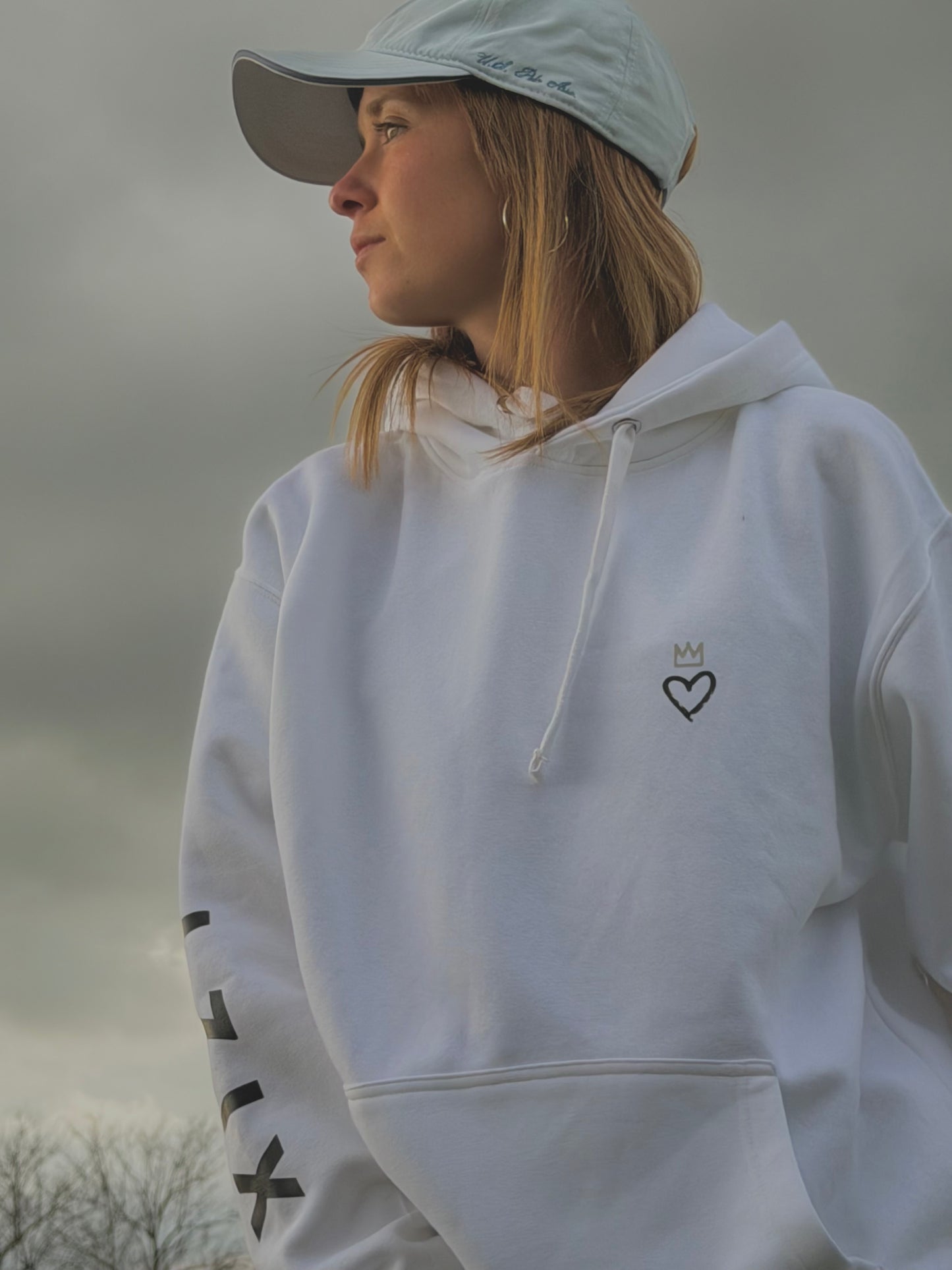 LZIX - Sign Hoodie White