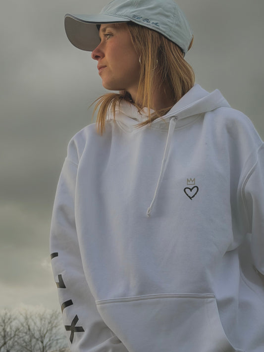 LZIX - Sign Hoodie White